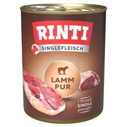 Produktbild von Rinti Singlefleisch Lamm Pur - 6 x 800 g