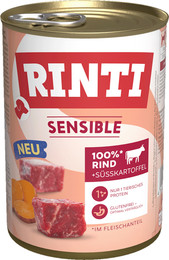 Produktbild von Rinti Sparpaket 12 x 400g Sensible Rind&Süßkartoffel