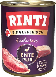 Produktbild von Rinti Sparpaket 12 x 800g Singlefl.Exc.Ente Pur Dose