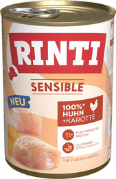 Produktbild von Rinti Sparpaket 24 x 400g Sensible Huhn&Karotte