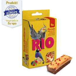 Produktbild von RIO Biskuits - für alle Vögel mit Waldbeeren - 35 g