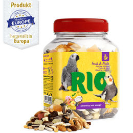 Produktbild von RIO - Früchte & Nüsse Mischung - Naturleckerli für Vögel - 160 g
