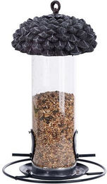 Produktbild von Rivanto Eichel-Futtersilo Plexiglas Säule mit Dach