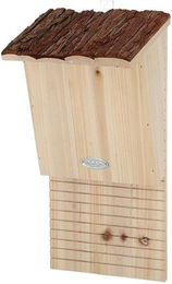 Produktbild von Rivanto Fledermauskasten mit Rindendach aus Tannenholz