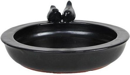 Produktbild von Rivanto Keramik Vogeltränke mit Vogelfiguren