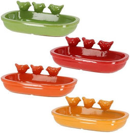 Produktbild von Rivanto Naturtöne Vogeltränke aus Steinzeug