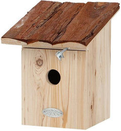 Produktbild von Rivanto Nistkasten Kohlmeise mit Rindendach aus Tannenholz