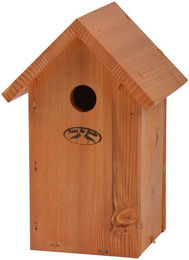 Produktbild von Rivanto Nistkasten, Vogelhaus für Kohlmeisen, mit Bitumendach, Maße: 11 x 14 x 30 cm