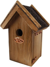Produktbild von Rivanto Nistkasten Vogelhaus für Zaunkönige mit Bitumendach