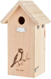 Produktbild von Rivanto Nistkasten, Vogelhaus für Zaunkönige, mit Bitumendach, Maße: 11 x 14 x 20 cm