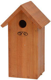 Produktbild von Rivanto Nistkasten Vogelhaus Kohlmeise lasiert mit Holzdach