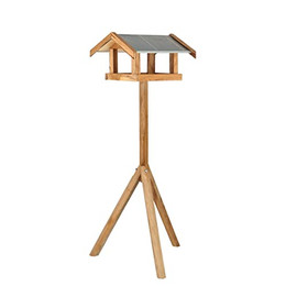Produktbild von Rivanto Vogelhaus mit Vogelfuttersilo und Stahldach