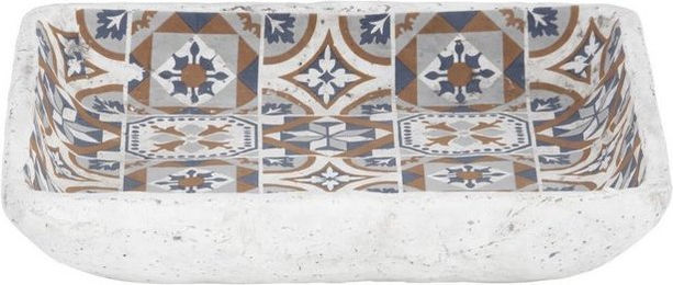 Produktbild von Rivanto Vogeltränke Portugiesische Kacheln aus Beton rechteckig