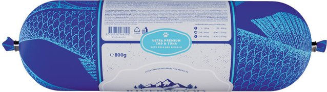 Riverwood Nassfutter Fischwurst - Kabeljau & Forelle - 800 g – Bild 1 von 4