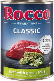 Produktbild von Rocco Classic 6 x 400 g - Rind mit Grünem Pansen