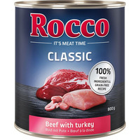 Produktbild von Rocco Classic Rind mit Pute - 6 x 800 g
