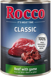 Produktbild von Rocco Classic Rind mit Wild - 24 x 400 g
