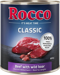 Produktbild von Rocco Classic Rind mit Wildschwein - 6 x 800 g