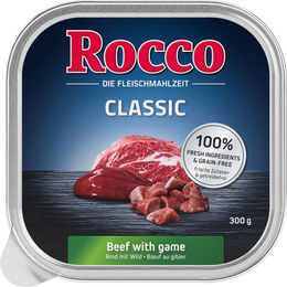 Produktbild von Rocco Classic Schale 9 x 300 g - Rind mit Wild