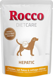 Produktbild von Rocco Diet Care Hepatic Huhn mit Haferflocken & Hüttenkäse - 12 x 300 g