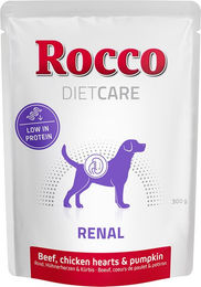 Produktbild von Rocco Diet Care Renal Rind & Huhn mit Kürbis 300g  - Pouch 6 x 300 g