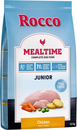 Produktbild von Rocco Mealtime Junior Trockenfutter mit frischem Huhn - 12 kg
