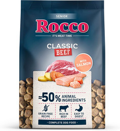 Produktbild von Rocco Senior Classic Rind mit Lachs - 5 x 1 kg