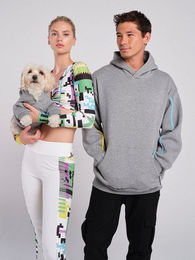 Produktbild von Rockupy Hundemantel Hoodie Grau