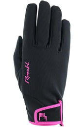Roeckl Handschuhe HEGAU black/pop pink - 6.5 – Bild 1 von 3
