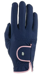 Roeckl Reithandschuh Lona - Navy/Vintage Pink - 7.5 – Bild 1 von 7