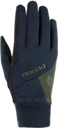 Produktbild von Roeckl Winterreithandschuh "Wilber" black/dark seaweed - 8