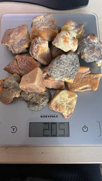 Produktbild von Rohbernstein 205g Naturbernstein Baltischer Bernstein