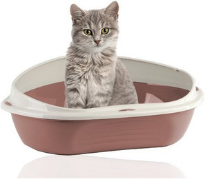 Produktbild von Rohrschneider Eckiges Katzenklo groß mit hohem Rand