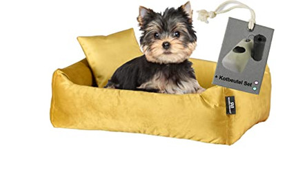Produktbild von Rohrschneider Hundebett Kuschelsofa mit Rand und Antirutsch