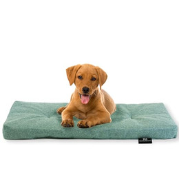 Produktbild von Rohrschneider Hundebett mit Anti-Rutsch-Boden und Futternapf