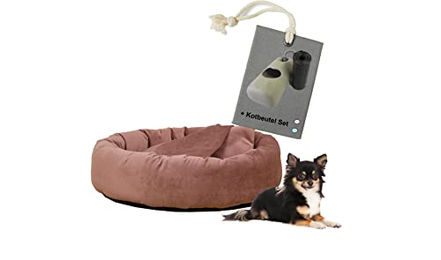 Rohrschneider Hundekissen Kuschelhöhle Denver Samt – Bild 1 von 8