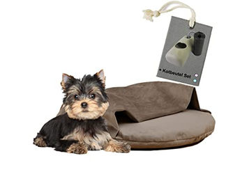 Rohrschneider Hundekissen mit Kuschelhöhle Samt Valley – Bild 1 von 8