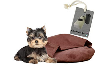 Rohrschneider Hundekissen mit Kuschelhöhle Samt Valley – Bild 1 von 8