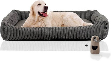 Produktbild von Rohrschneider Hundesofa Cord XXL 120x80 cm für große Hunde
