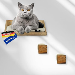 Produktbild von Rohrschneider Katzen-Kletterwand 3-teilig mit Katzenbett und Katzentreppe