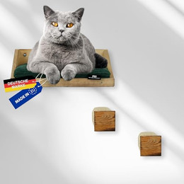 Produktbild von Rohrschneider Katzen-Kletterwand 3-tlg. mit Katzenbett und Katzentreppe