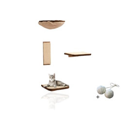 Produktbild von Rohrschneider Katzen Kletterwand 4-teilig
