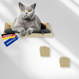 Produktbild von Rohrschneider Katzen-Kletterwand mit Katzenbett und 2 Katzentreppen