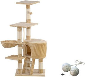 Produktbild von Rohrschneider Katzenbaum Felina mit Spielballset, 120 cm