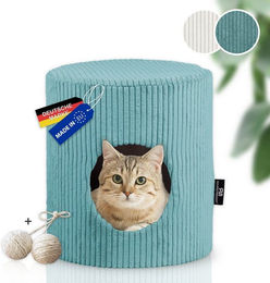 Produktbild von Rohrschneider Katzenhöhle Cord Katzenbett Katzenhaus Indoor