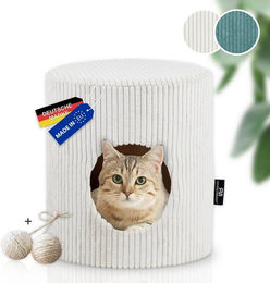 Produktbild von Rohrschneider Katzenhöhle Cord Katzenbett Katzenhaus Indoor