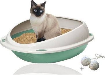 Produktbild von Rohrschneider Katzenklo groß mit hohem Rand