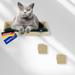 Produktbild von Rohrschneider Kletterwand Katzen mit Katzenbett und 2 Katzentreppen