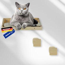 Produktbild von Rohrschneider Kletterwand Katzen mit Katzenbett und 2 Katzentreppen