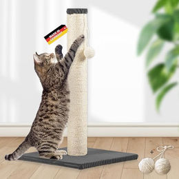 Produktbild von Rohrschneider Kratzbaum Kratzsäule L mit Spielkugel und Cordüberzug